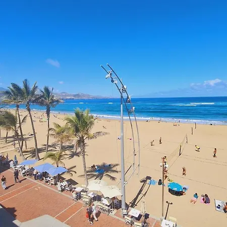 Salema Beach, Primera Linea En Playa De Las Canteras Lejlighed